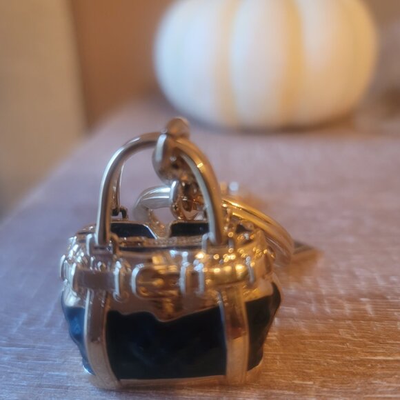 BURBERRY - Gold toned bag charm/keychain.  Brand new. Gift box included. - Picture 5 of 8